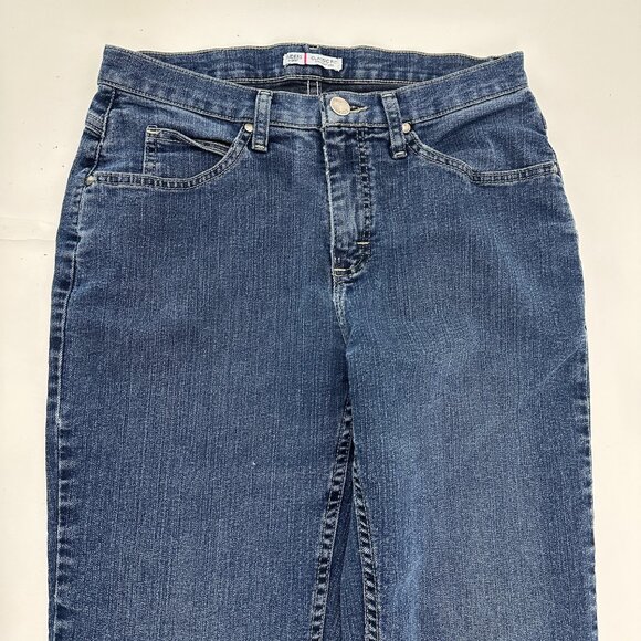 Riders by lee Classic Fit Straight Leg Women's size 10P Dark Blue Denim jeans - Picture 2 of 5